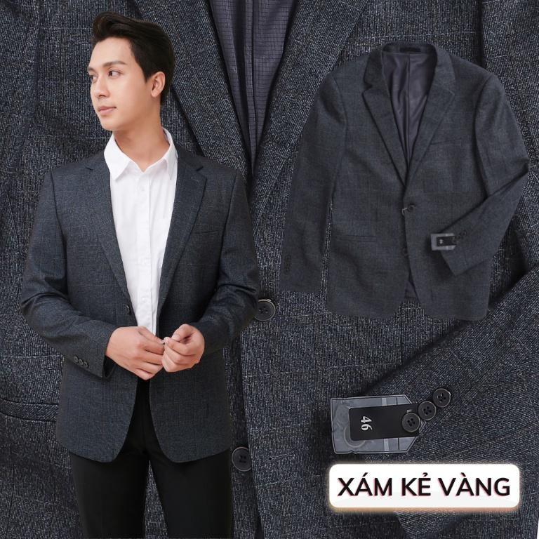 Áo vest nam công sở Hàn Quốc DARNELL Blazer slimfit chất liệu cao cấp sang trọng DN1270