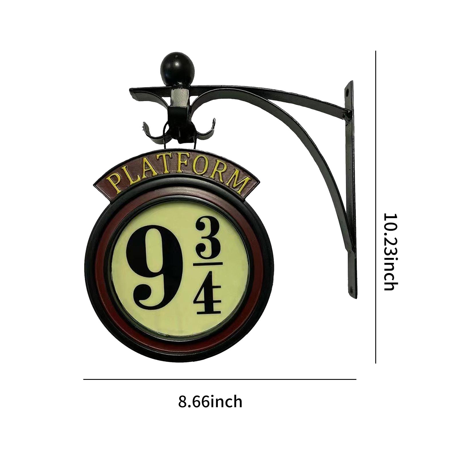 Đèn LED tường phong cách retro sân ga 9 3/4 cho phòng ngủ