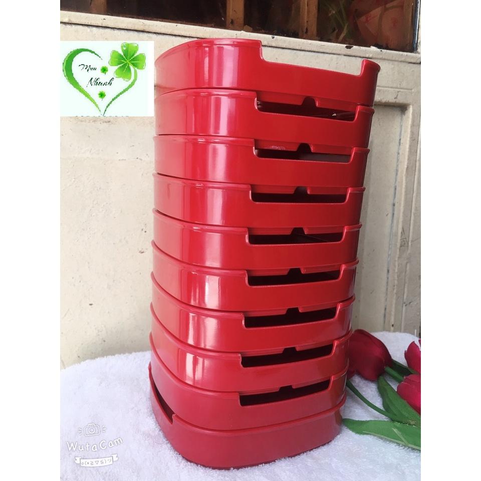 Khay đựng shushi, bufet, lẩu, đồ nướng nhựa melamine kiểu Hàn Quốc vuông 14x14cm hoặc chữ nhật 24x14 cm - màu đen