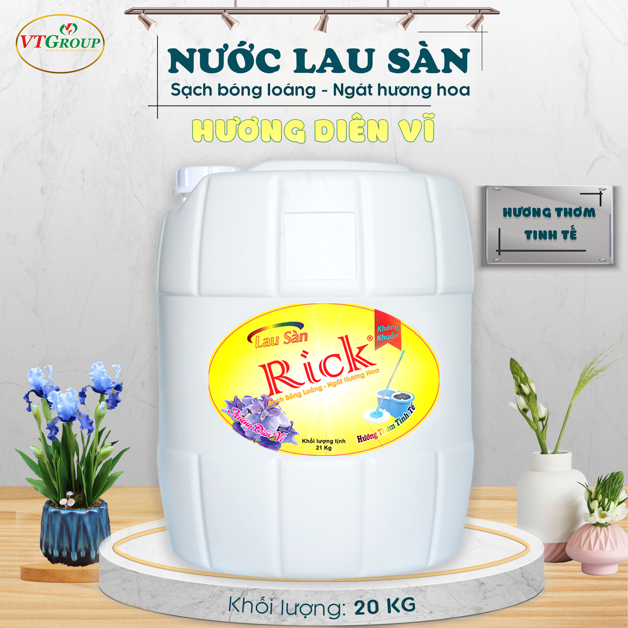 Nước lau sàn Rick 20kg