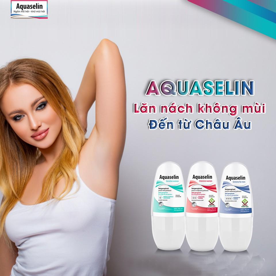 Lăn nách dành cho nữ 20ml - Aquaselin - Mua 2 nữ tặng 1 nam