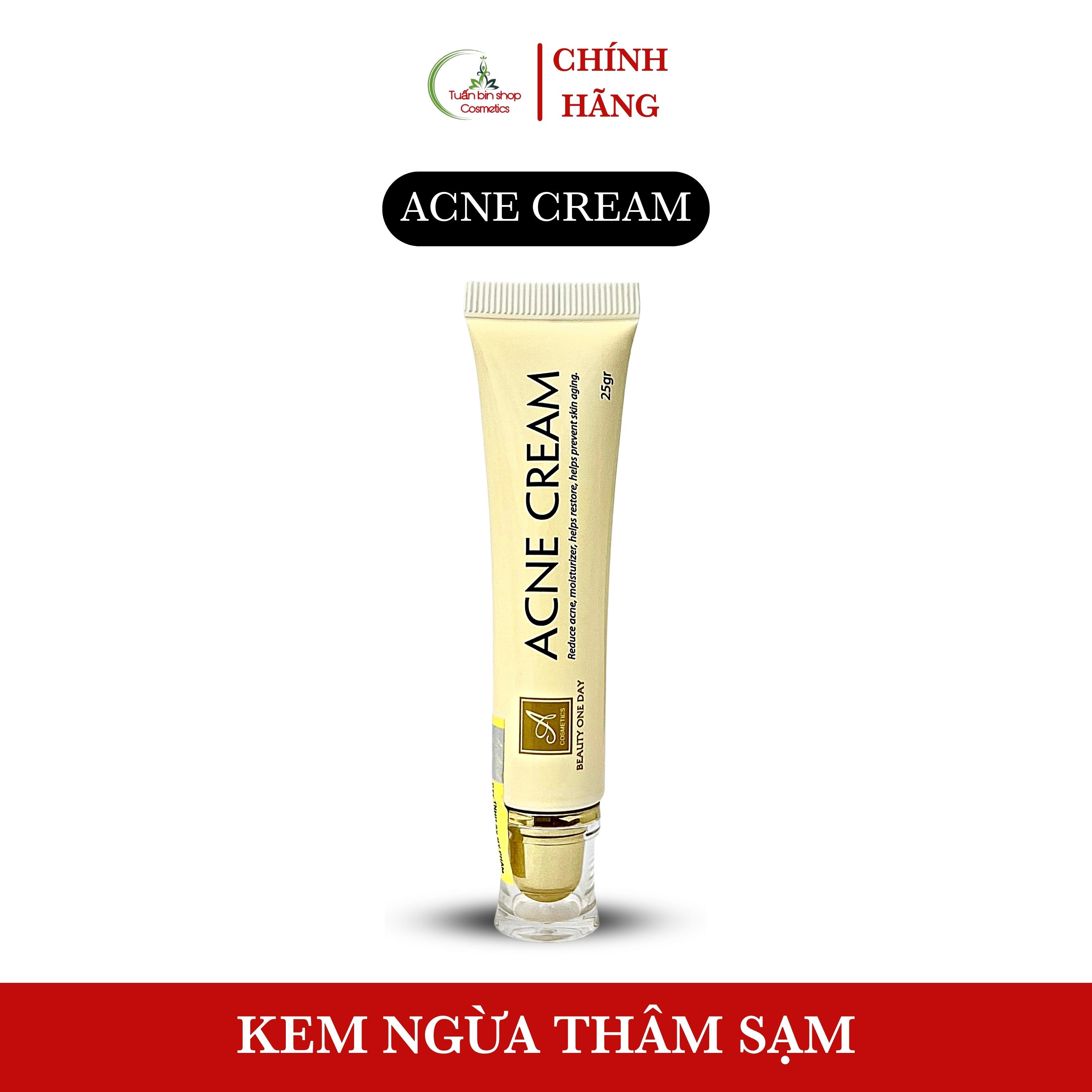 Combo kem giảm mụn, thải độc da, kiềm dầu Acosmetics, kem giảm mụn siêu tốc, detox bọt biển, sữa rửa mặt trà xanh x2 220g