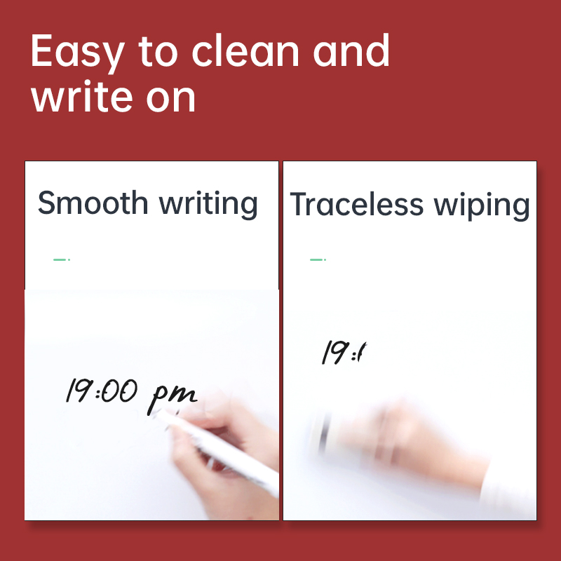 Bảng từ trắng treo tường viết bút lông Deli Nhiều kích cỡ - Dùng Cho Văn Phòng, Trường Học, Tập Vẽ, Ghi Chú Công Thức Nấu Ăn, Trang Trí Nhà Cửa