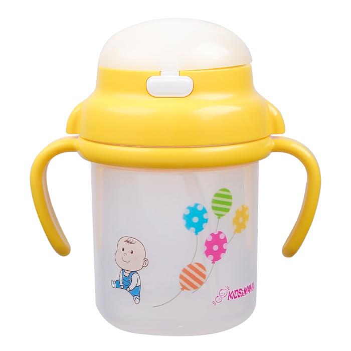 Bình tập uống nước cho bé Kids&amp;Mama 270ml (Nhiều màu