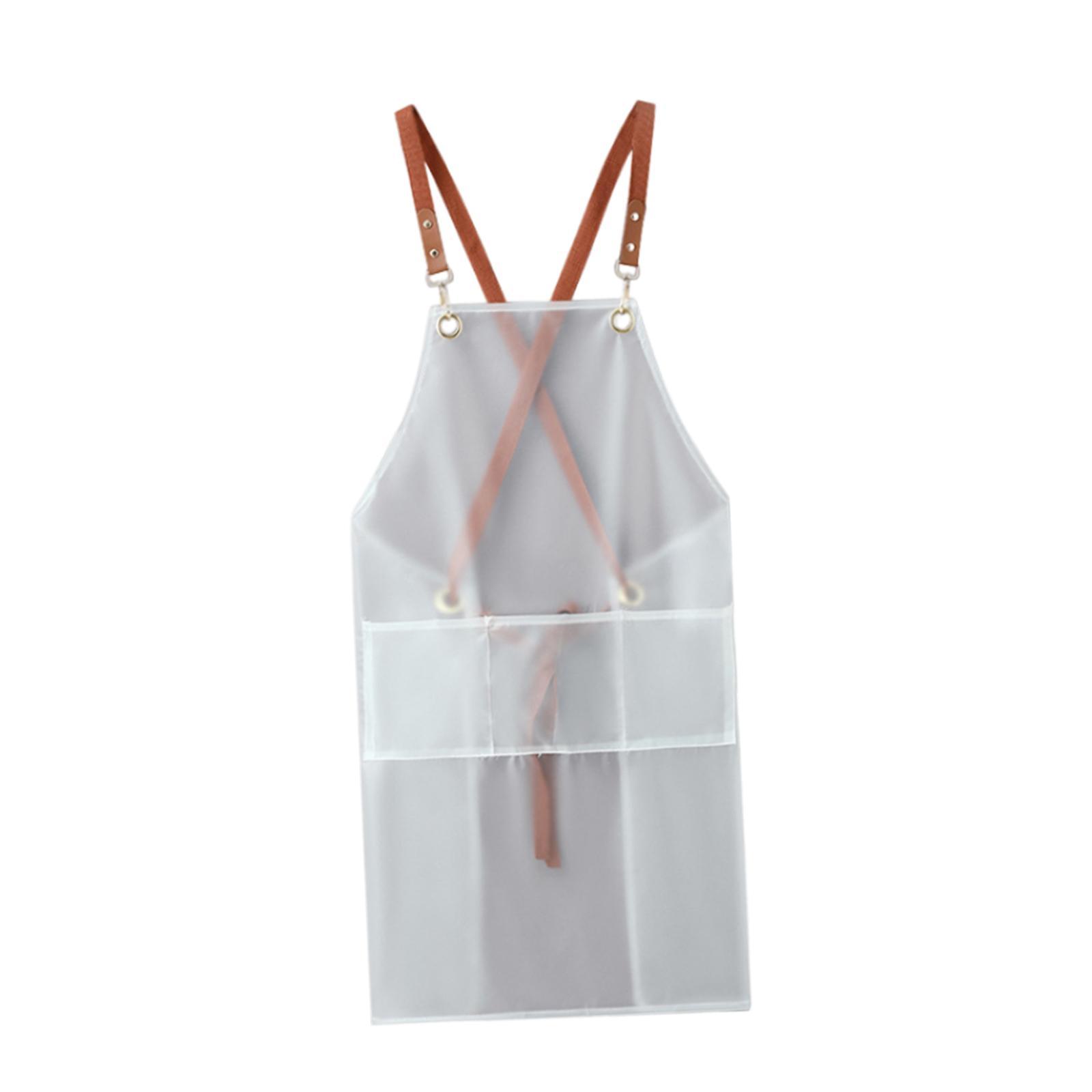 Chef Apron Cooking Apron BBQ Apron Bib Apron Cross Back Durable Baking Apron