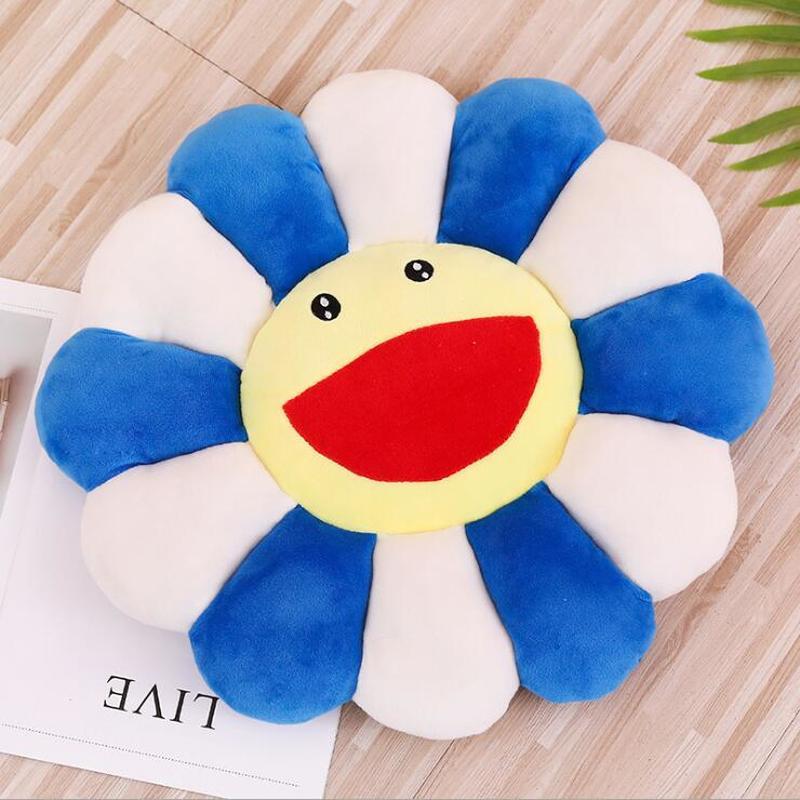 Kawaii 55Cm Hoa Hướng Dương Sang Trọng Gối Hoa Nhiều Màu Sắc Mềm Búp Bê Trẻ Em Sàn Cho Bé Thảm Chơi Trang Trí Nhà Gối Quà Tặng