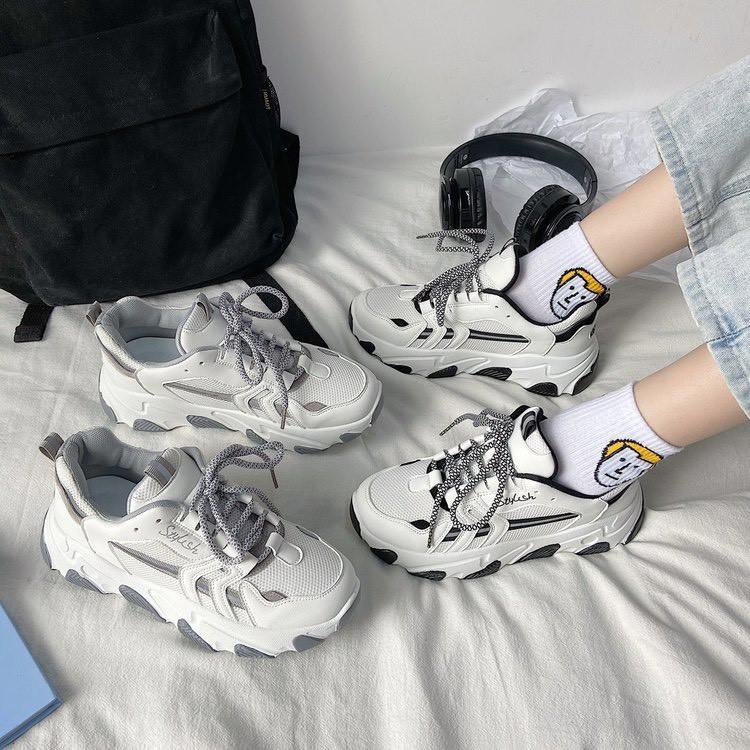 Giầy thể thao nữ phát sáng dây đốm