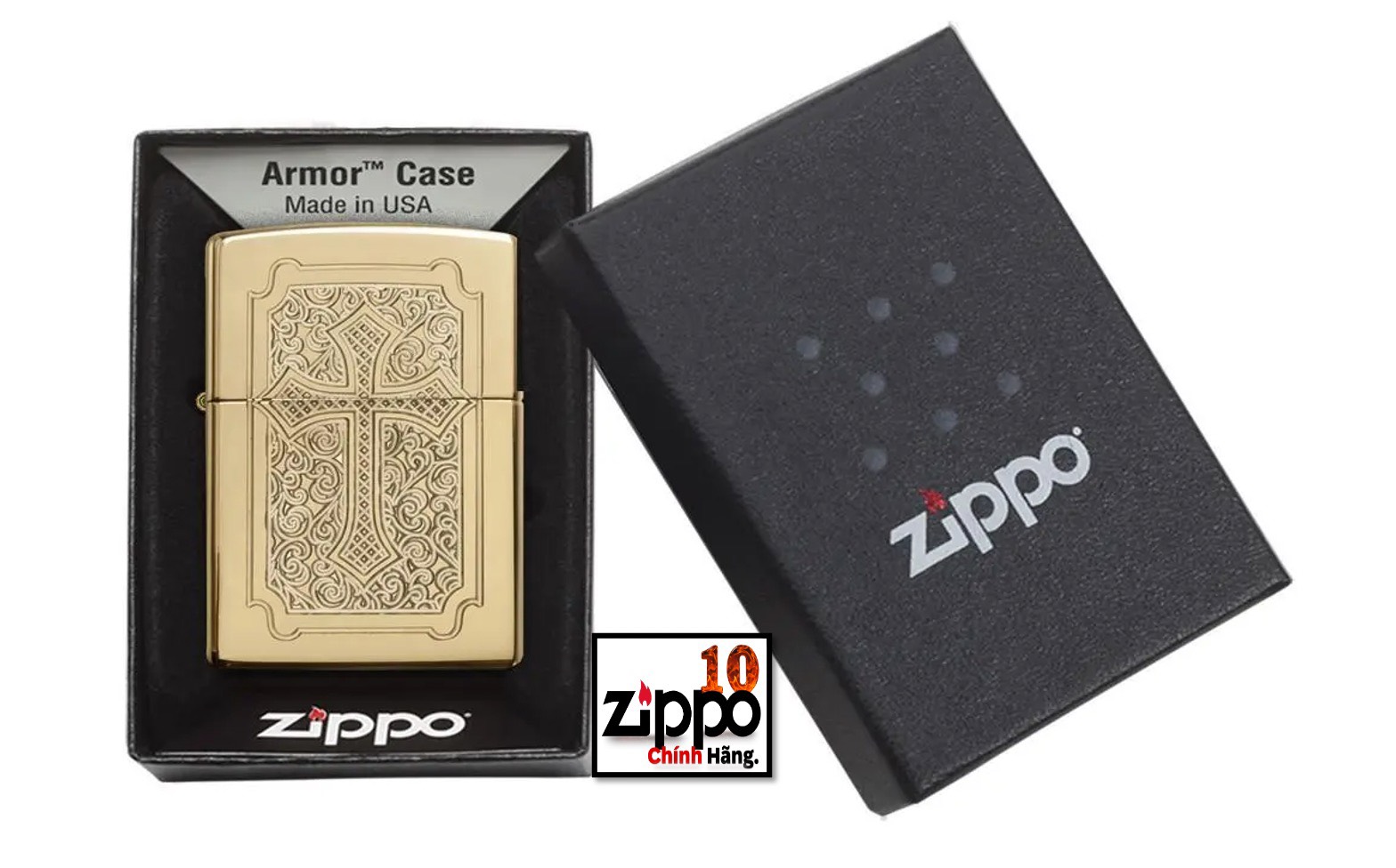 Bật lửa ZIPPO 29436 Armor Eccentric - Chính hãng 100%