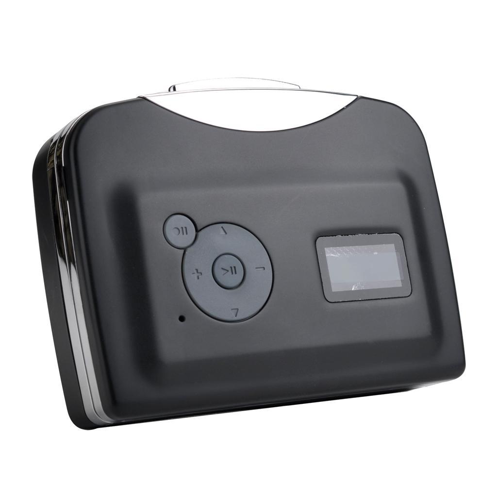 Tape USB Cassette-to-MP3 Player Converter With USB Cable, Earphones