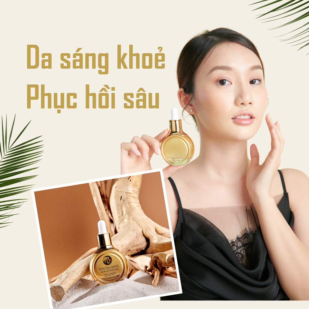 Tinh chất chống lão hóa da cung cấp dưỡng chất chăm sóc chuyên sâu, thẩm thấu cực nhanh-BABY FACE SERUM 