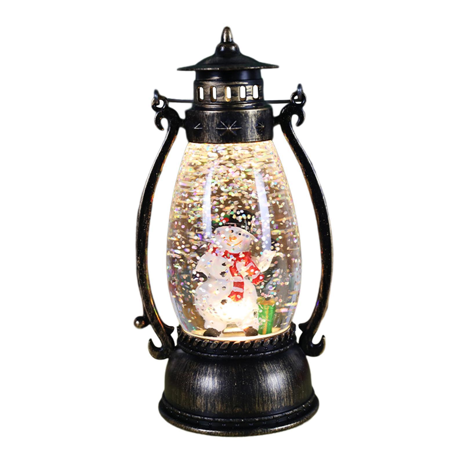Christmas Lighted Lantern Children Gift Holidays Decorative Party Home Decor