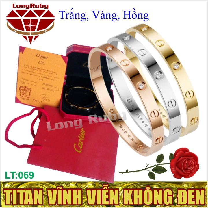 VÒNG TAY TITAN MÀU HỒNG, TRẮNG, VÀNG | LẮC TAY TITAN NAM NỮ - LT067A