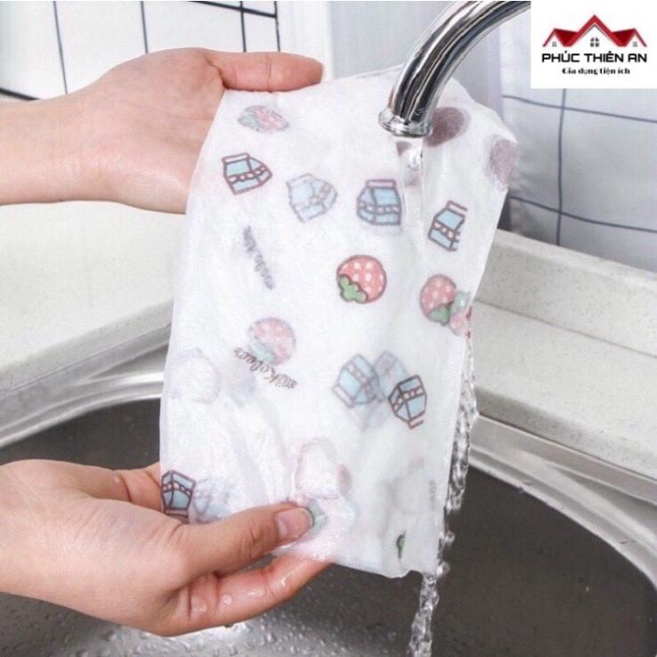 Cuộn giấy lau nhà bếp đa năng có thể tái sử dụng nhiều lần - Tiện dụng, tiết kiệm #FREESHIP