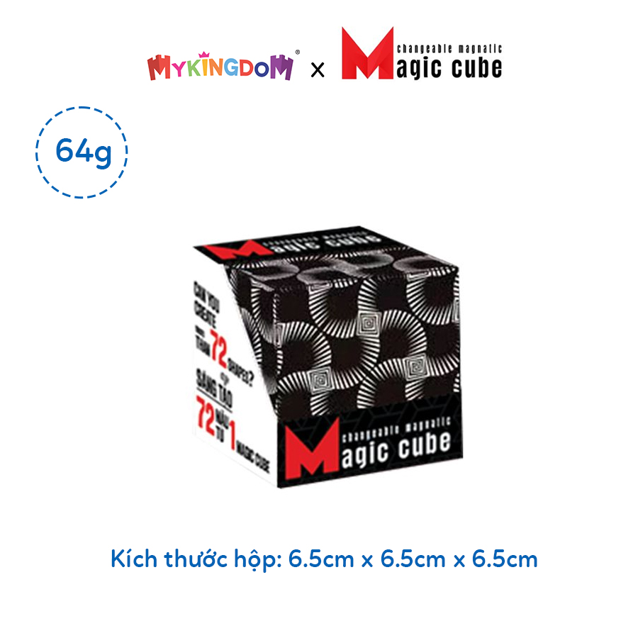 Đồ Chơi MAGIC CUBE Khối Lập Phương Ma Thuật Họa Tiết Trắng Đen MC01/BLW