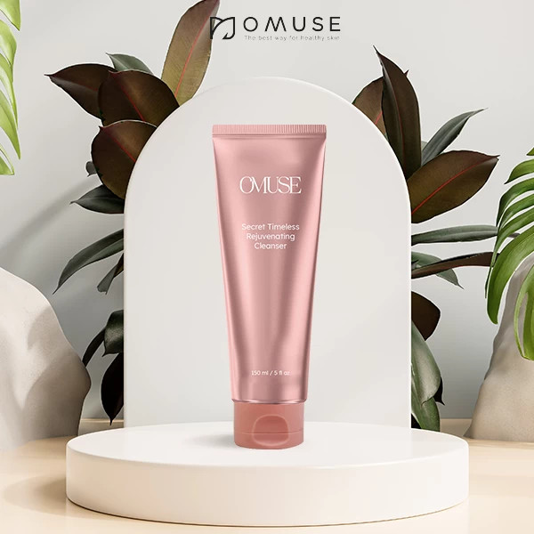 Sữa rửa mặt O'muse Secret Timeless Rejuvenating Cleanser giúp ngăn ngừa lão hóa và giảm nếp nhăn cho da 150ml