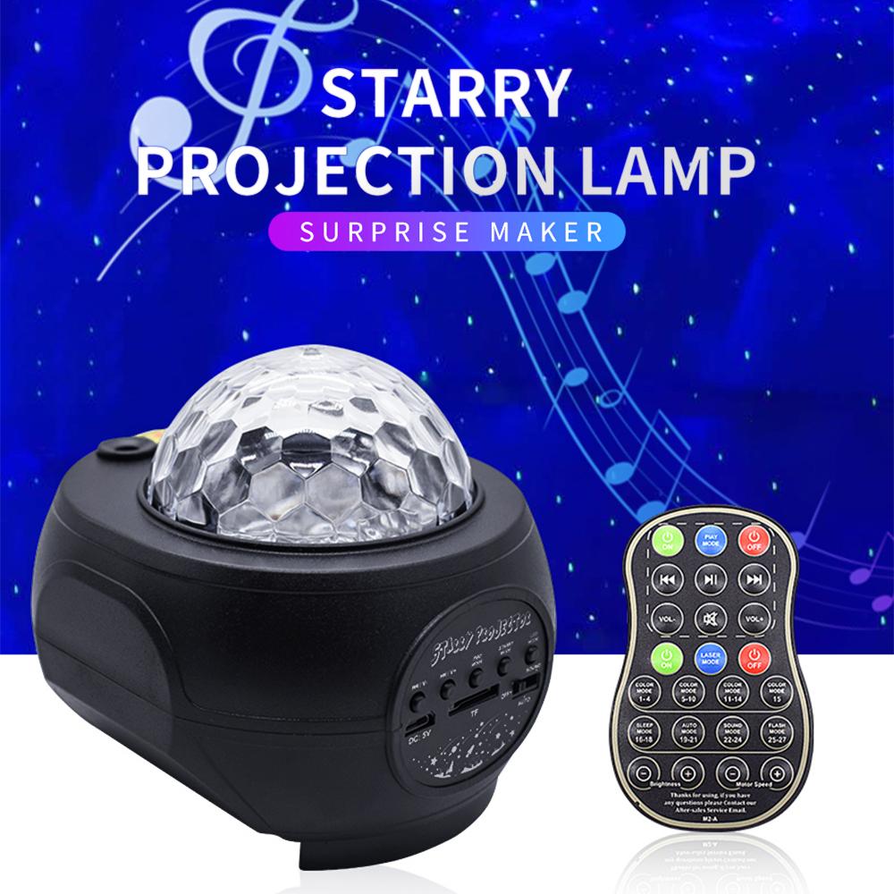 Đèn chiếu ánh sáng LED 2 trong 1 và máy nghe nhạc có điều khiển từ xa