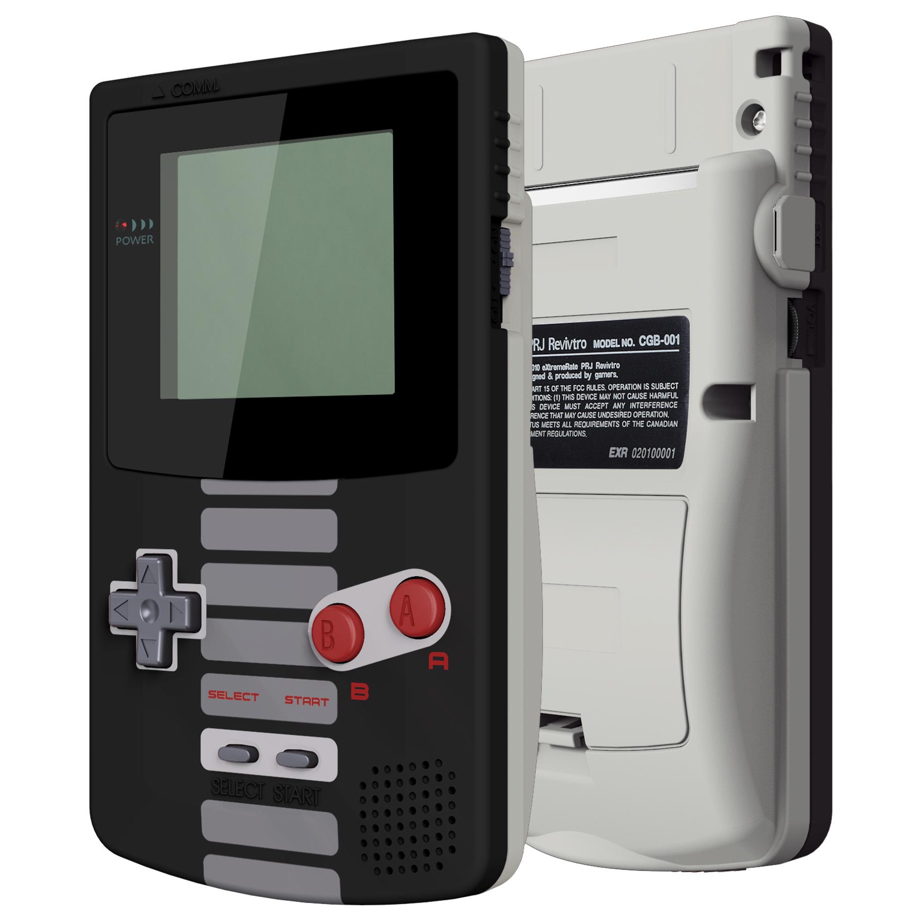 EXtremeRate IPS Sẵn sàng nâng cấp Classics Vỏ thay thế phong cách NES Vỏ đầy đủ với các nút dành cho Gameboy Color cho GBC Màu sắc: Phong cách NES cổ điển
