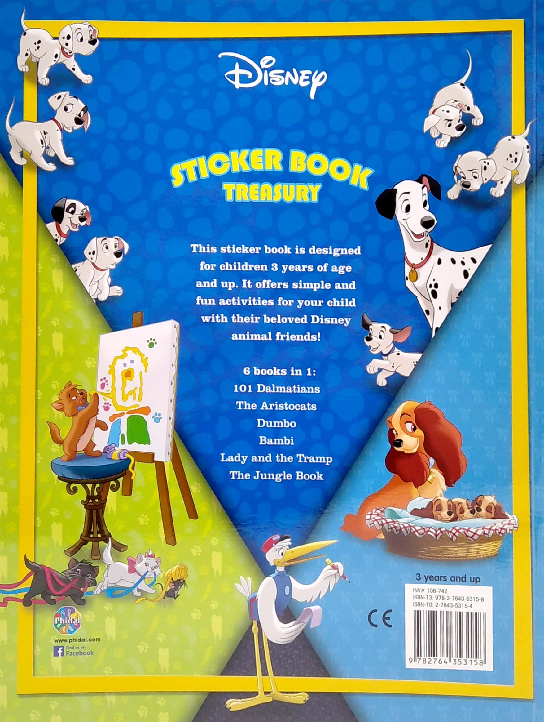 Disney Animals Classics Sticker Book Treasury