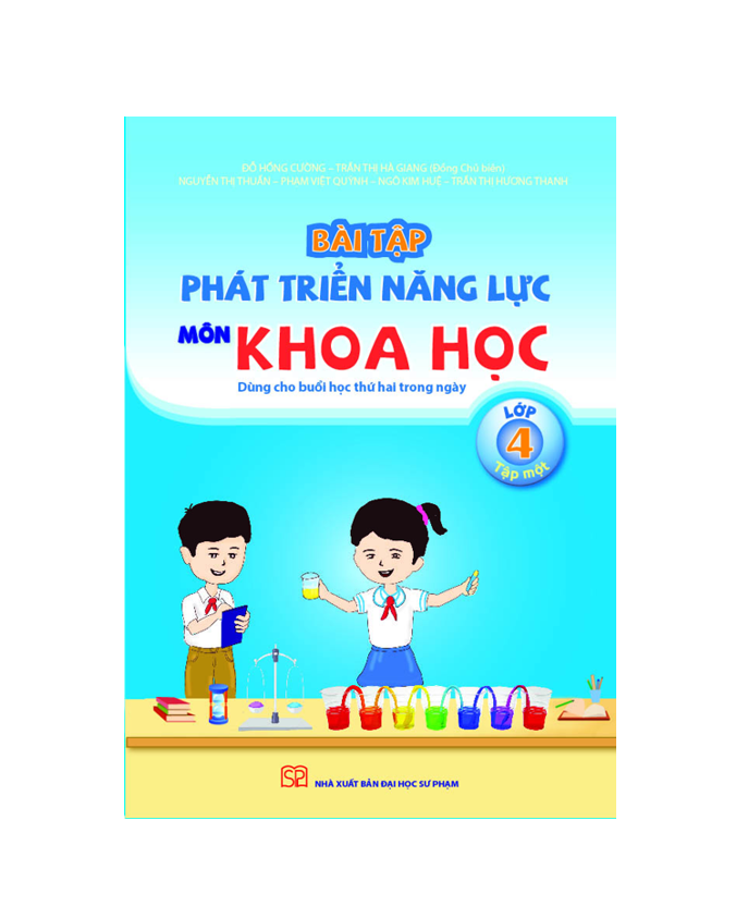 Sách - Combo Bài tập phát triển năng lực học sinh môn Khoa học lớp 4