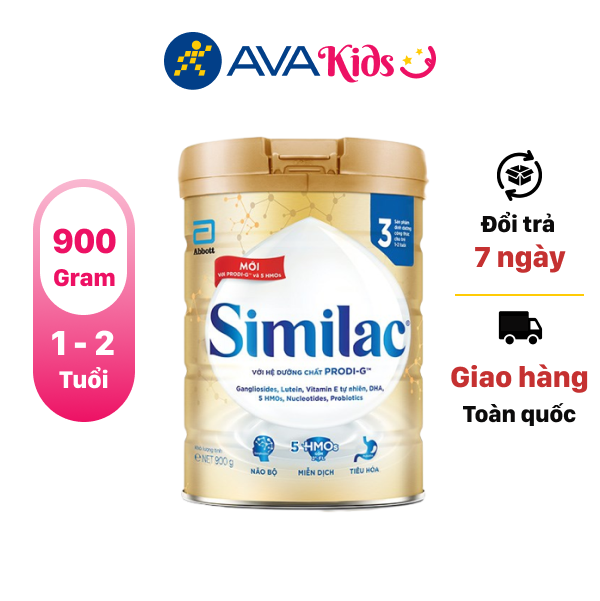 Sữa bột Similac 5G số 3 - 900g (1 - 2 tuổi)