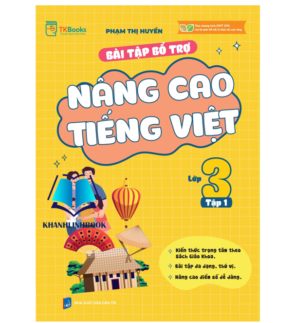 Sách - Bài Tập Bổ Trợ Nâng Cao Tiếng Việt Lớp 3 – Tập 1