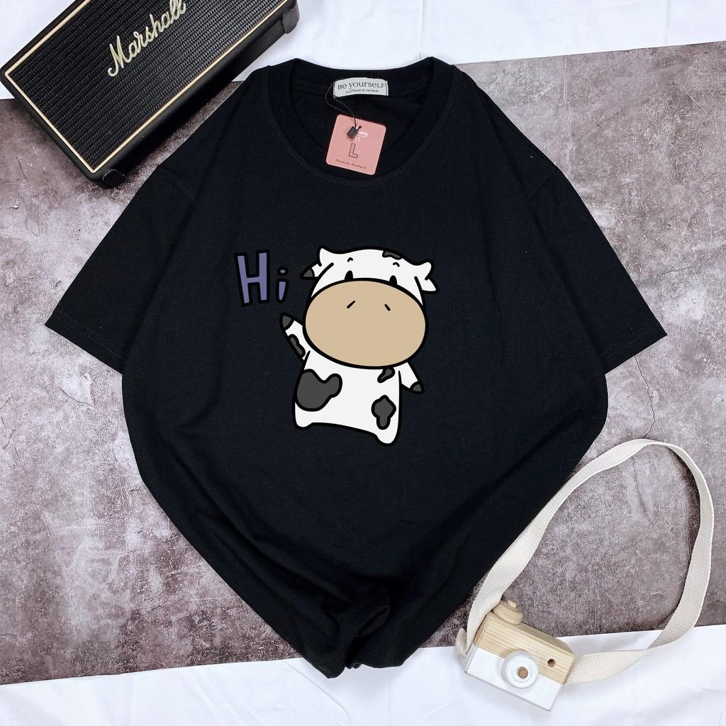 Áo thun unisex Be Yourself size M L XL - BÒ SỮA HI