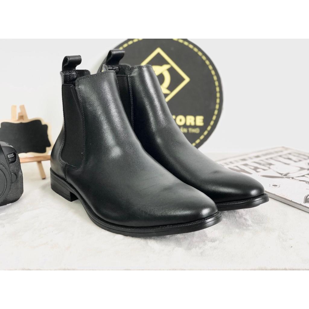Chelsea boot da bò đế cao su đúc lịch lãm - Duky Store