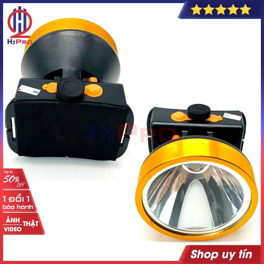 Đèn pin đội đầu siêu sáng 100W XB-A5 H2Pro cao cấp LED-pin sạc 2400mah-dùng 8-15h-chống nước , ánh sáng trắng-vàng