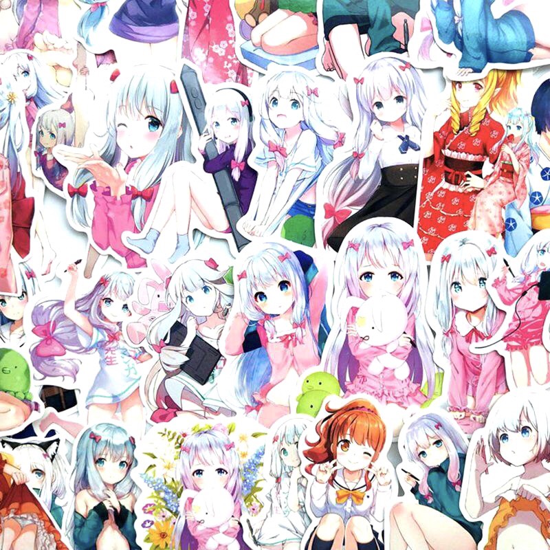 Set 60 Sticker Sagiri Izumi ảnh có ép lụa