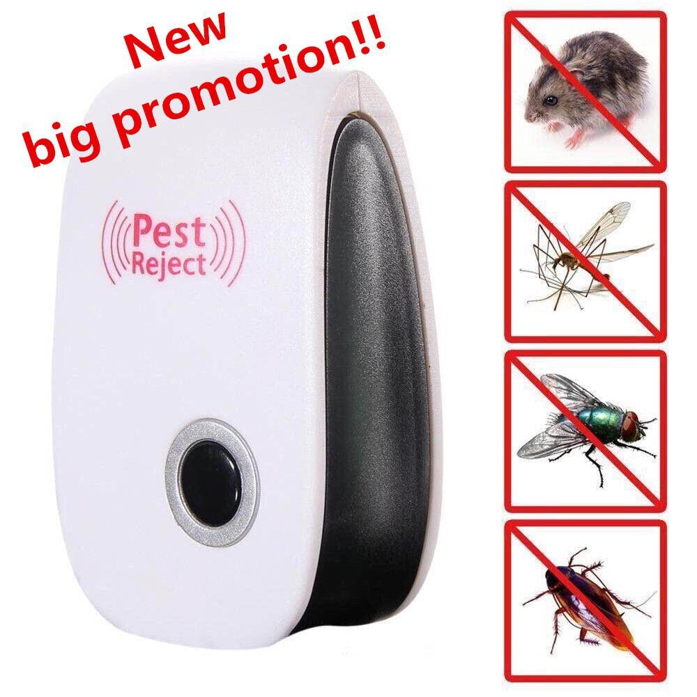 Máy Đuổi Chuột, Máy Đuổi Côn Trùng Pest Reject Bằng Sóng Siêu Âm Hiệu Quả, Bảo Vệ Sức Khỏe, Sử Dụng An Toàn.