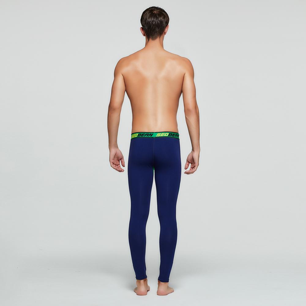 Mới Thu Đông Quần Lót Nam Gợi Cảm Chất Liệu Vải Cotton Dài Johns Ấm Nhiệt Quần Lót Sexy Quần Legging
