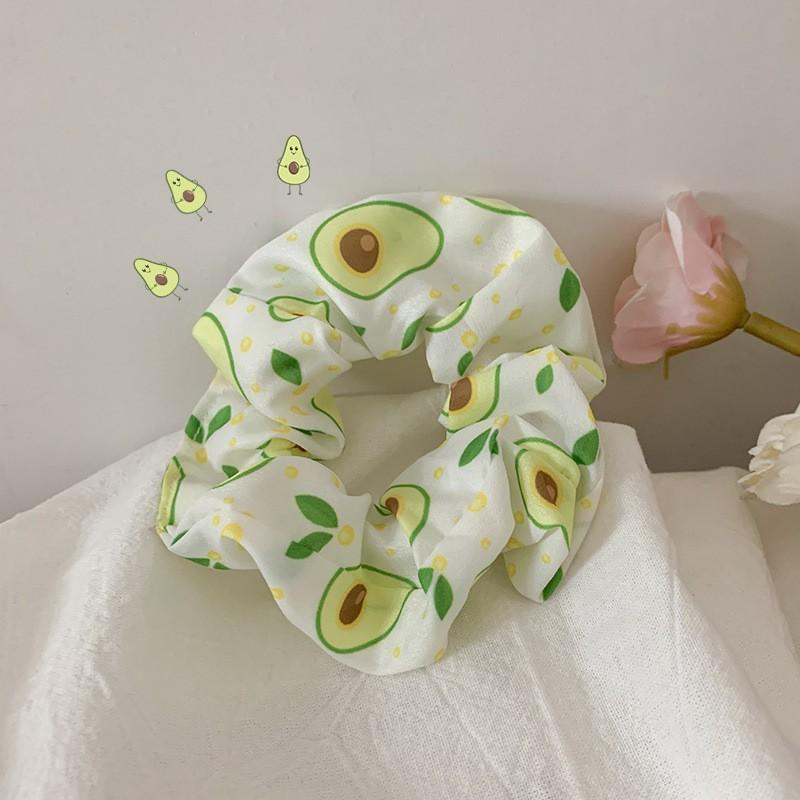 Cột Tóc Vải Scrunchies - Dây Buộc Tóc Scrunchies Dưa hấu Cute_BT11