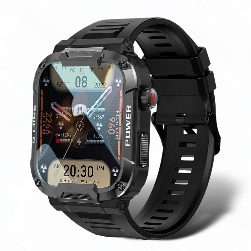 2023 MultiPort Mode Watch Watch Men Bluetooth Gọi 400mah Trình theo dõi thể thao ngoài trời
