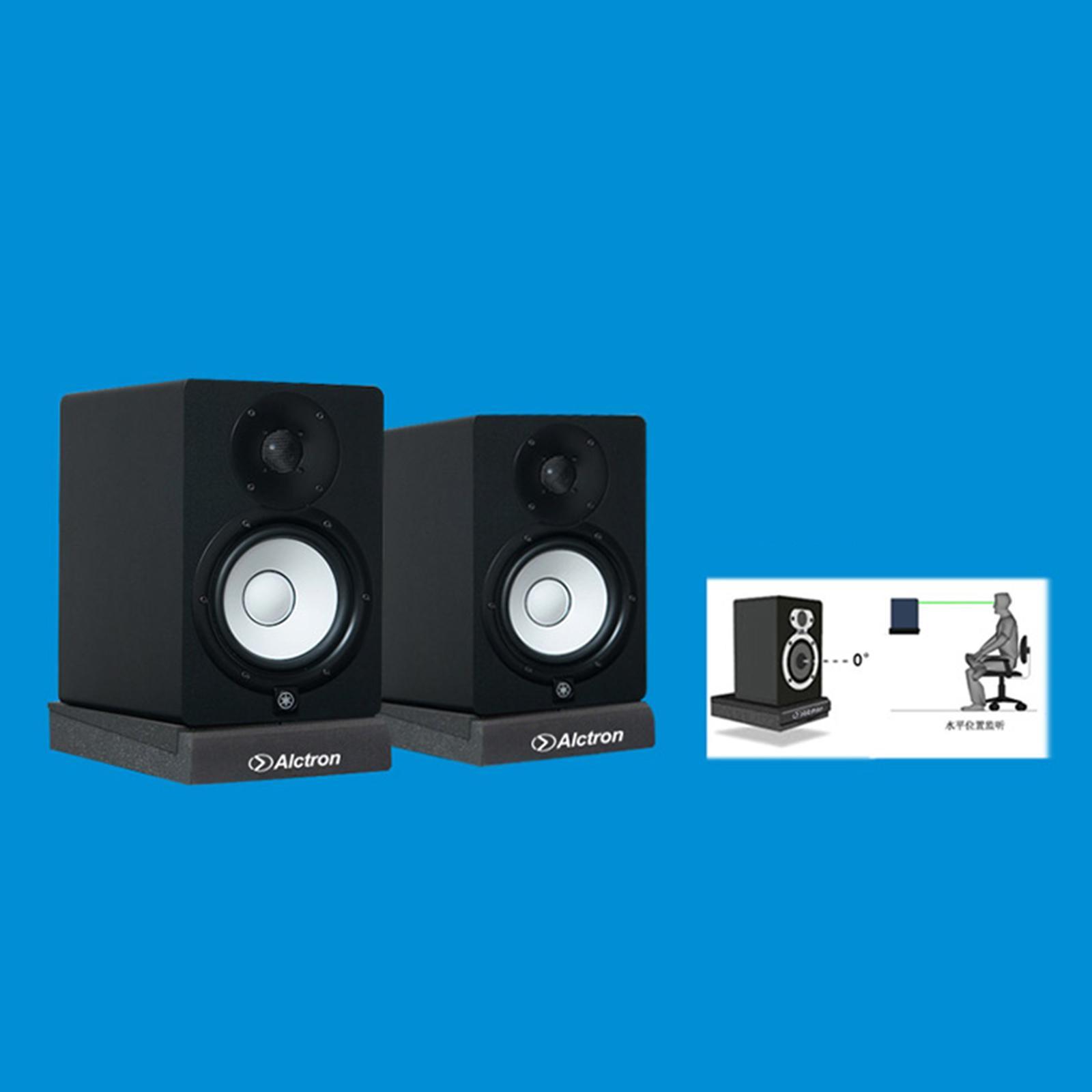 Foam Studio Monitor Pads Isolator Mats High Density for 8 inch Monitors