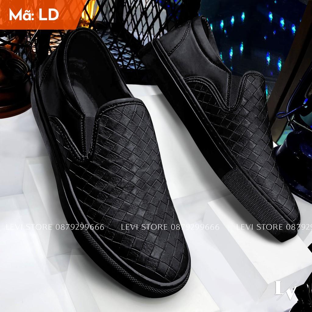 GIÀY LƯỜi NAM CAO CẤP LAZY FASHION SHOES IN BLACK OR WHITE