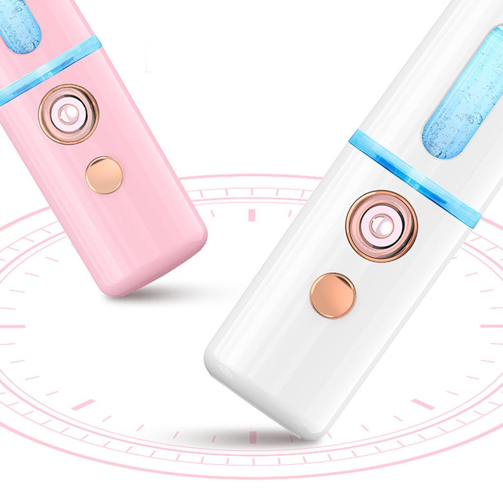 Máy Phun Sương Cấp Ẩm Cầm Tay Có Cổng USB Giúp Dưỡng Ẩm Da Mặt