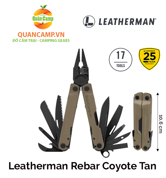 Dụng cụ cầm tay đa năng Leatherman Rebar (17 tools)