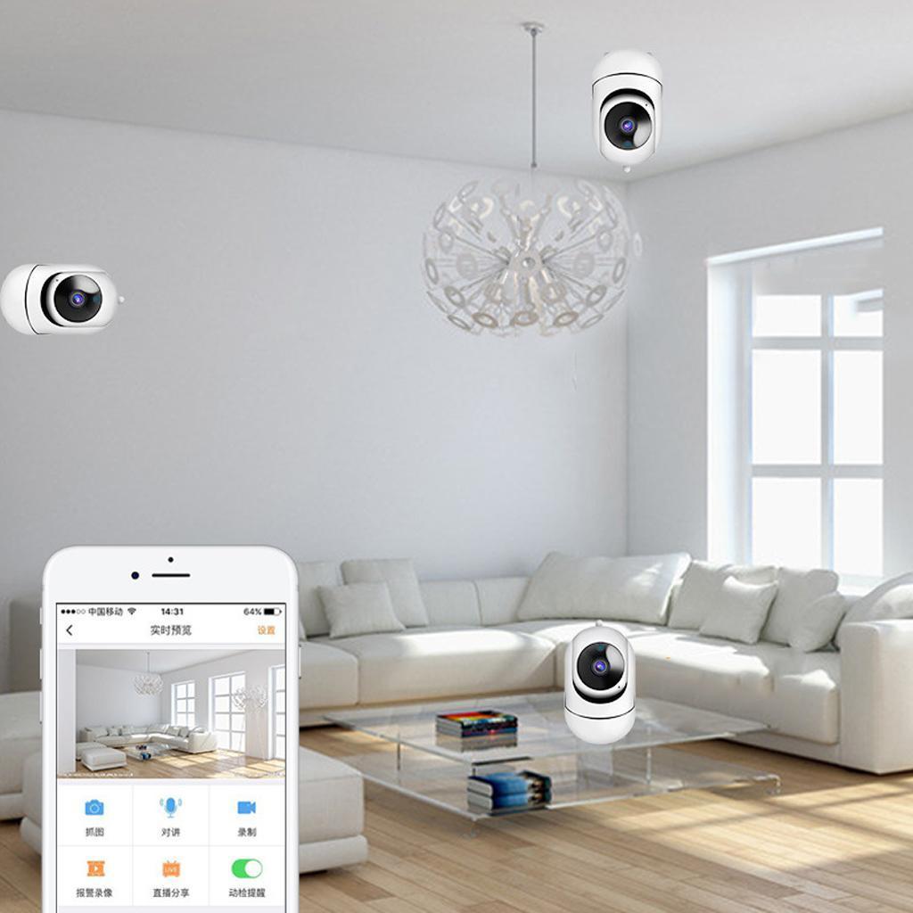 Indoor Wifi Camera Video Surveillance W/ Motion Detection 1080P 8G