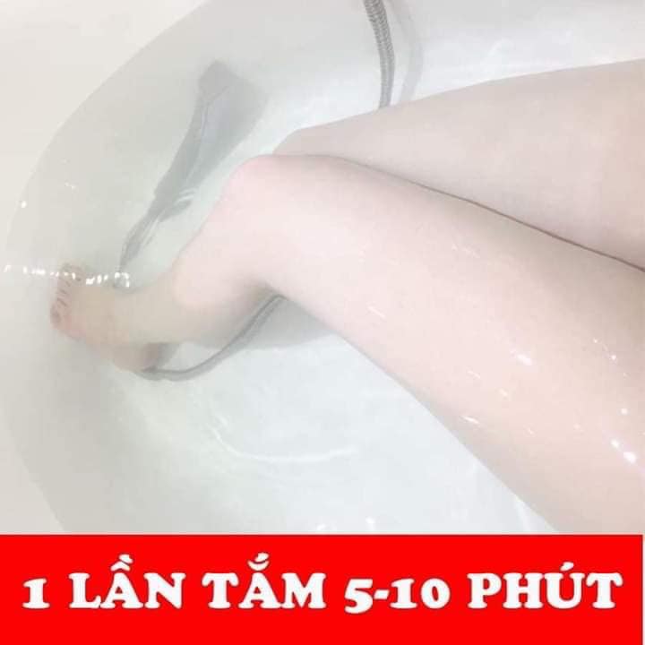 Combo Tắm trắng dành cho da ngăm  Sữa Tắm Trắng Da Than Hoạt Tính Body Blanc Bath Detox và Ủ Trắng Da Toàn Thân Creami White Annealing - Detox BlanC + Tặng kèm vòng Phong THủy cưc chất + Mẫu Test nước hoa Charme Queen