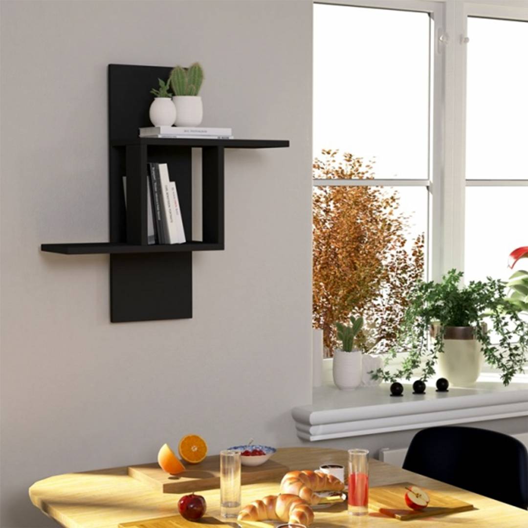 Kệ trang trí gỗ thiết kế mới lạ SMLIFE Waverley