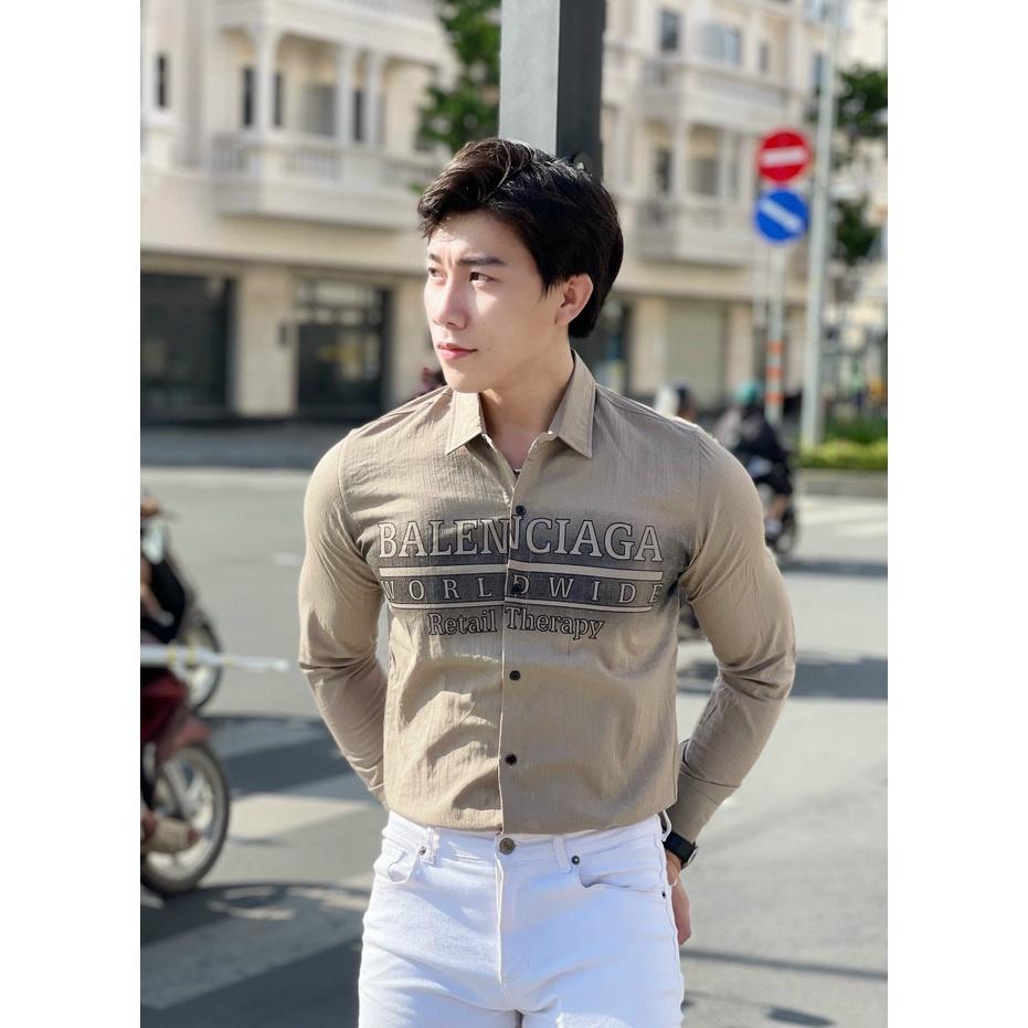 Áo sơ mi chất đũi mềm mịn thời trang nam - HKSM16