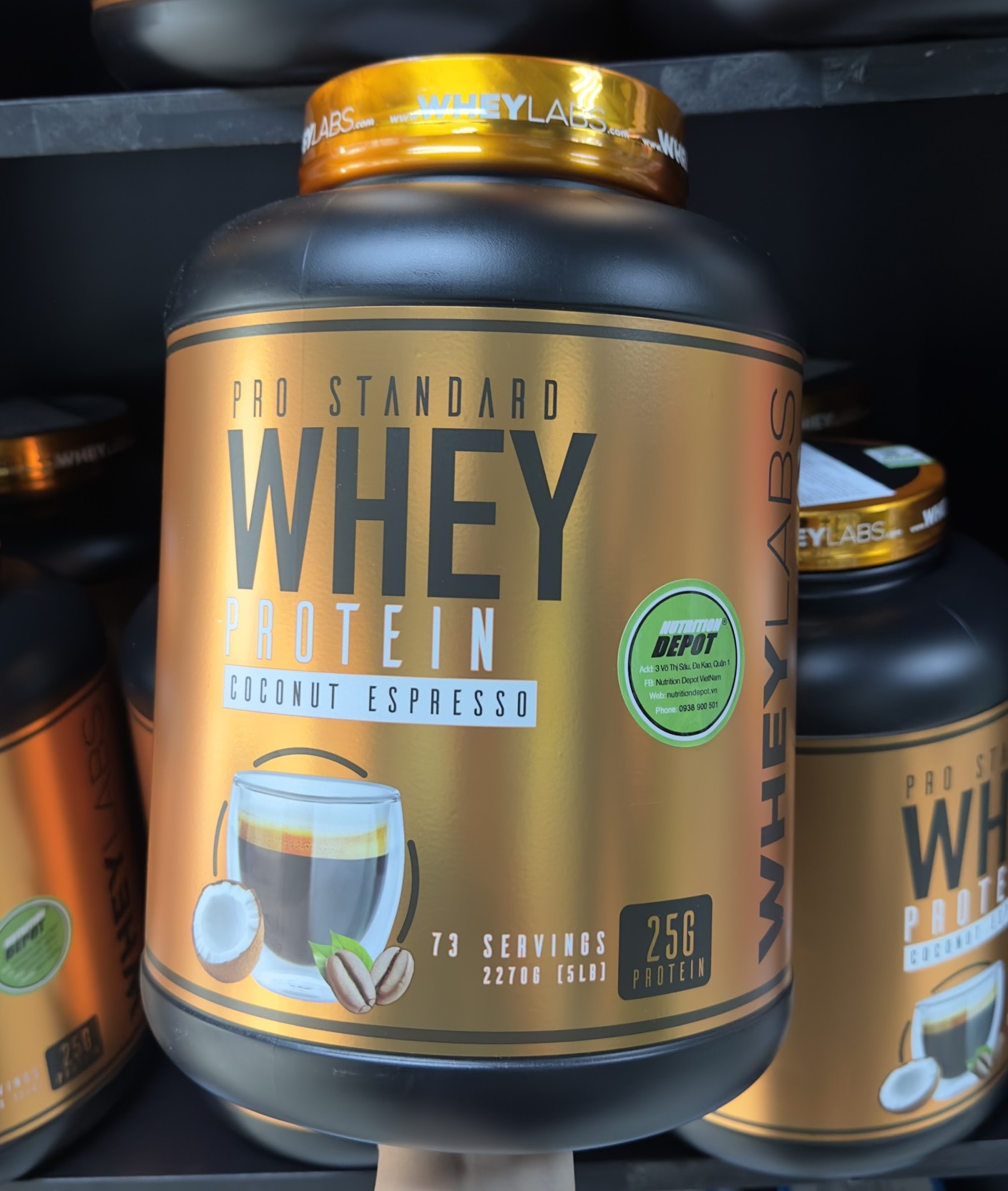 Sữa tăng cơ Wheylabs Pro Standard Whey Protein hũ 5lbs (2.2kg) ( 73 lần dùng)