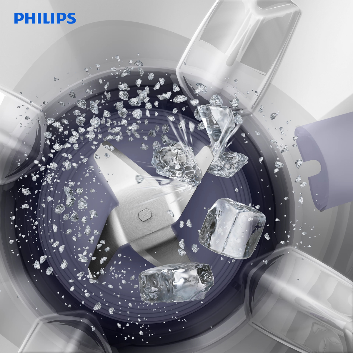 Máy xay sinh tố đa năng Philips HR2223/00 công suất 700W, 3 cối - Hàng chính hãng