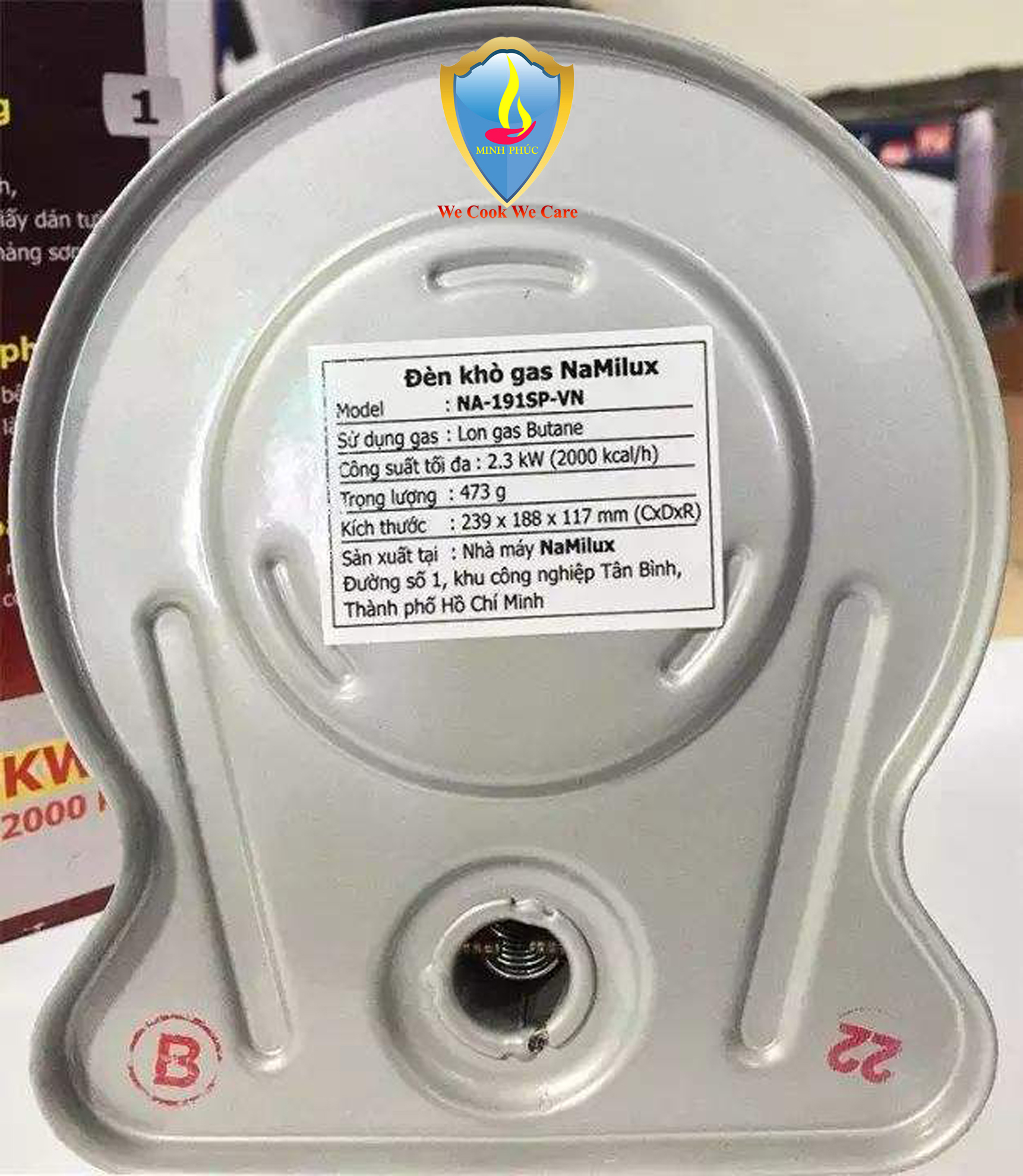 Đèn khò đế Namilux NA-191SP-VN - HÀNG CHÍNH HÃNG NAMILUX