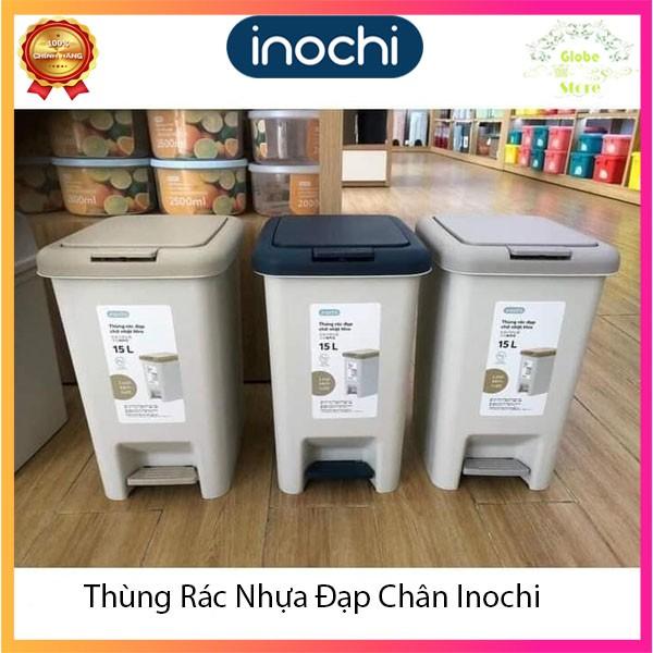 Thùng Rác Nhựa Đạp Chân Inochi Thùng Đựng Rác Gia Đình, Văn Phòng Tiện Ích 10L 15L 20L 30L