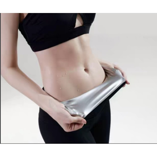 Quần tập gym yoga thể thao đốt cháy mỡ co dãn 4 chiều, quần tập sinh nhiệt dáng đùi, lửng giả mỡ eo (có sẵn)