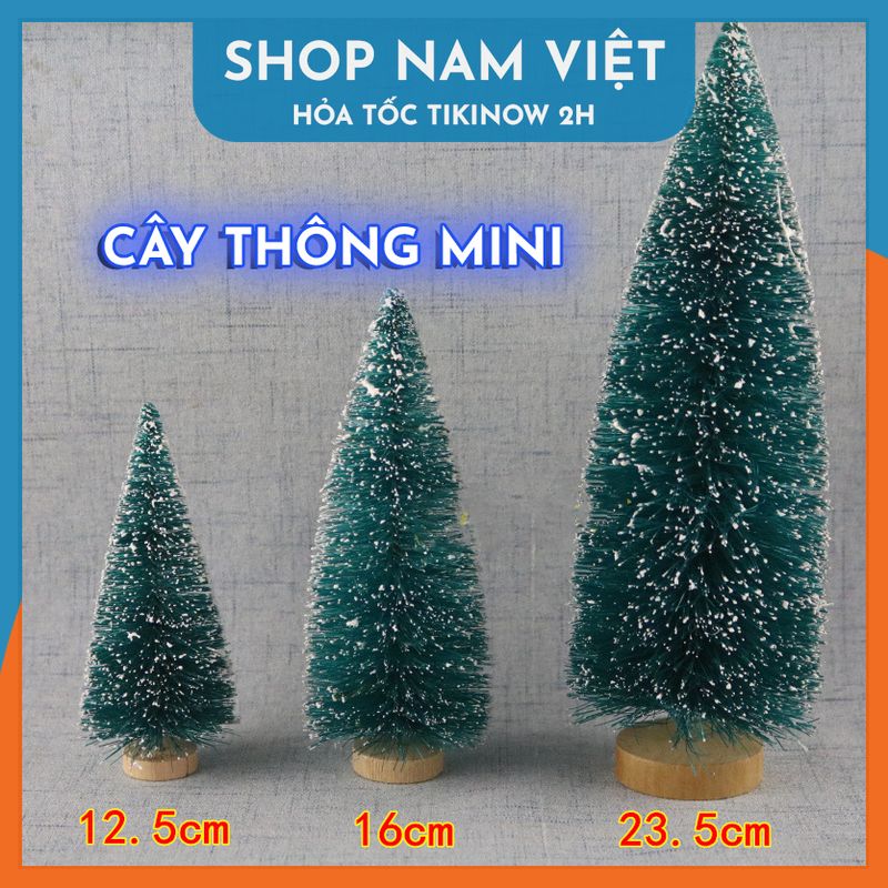 Cây Thông Mini Trang Trí Bàn Làm Việc, Tiệc Giáng Sinh