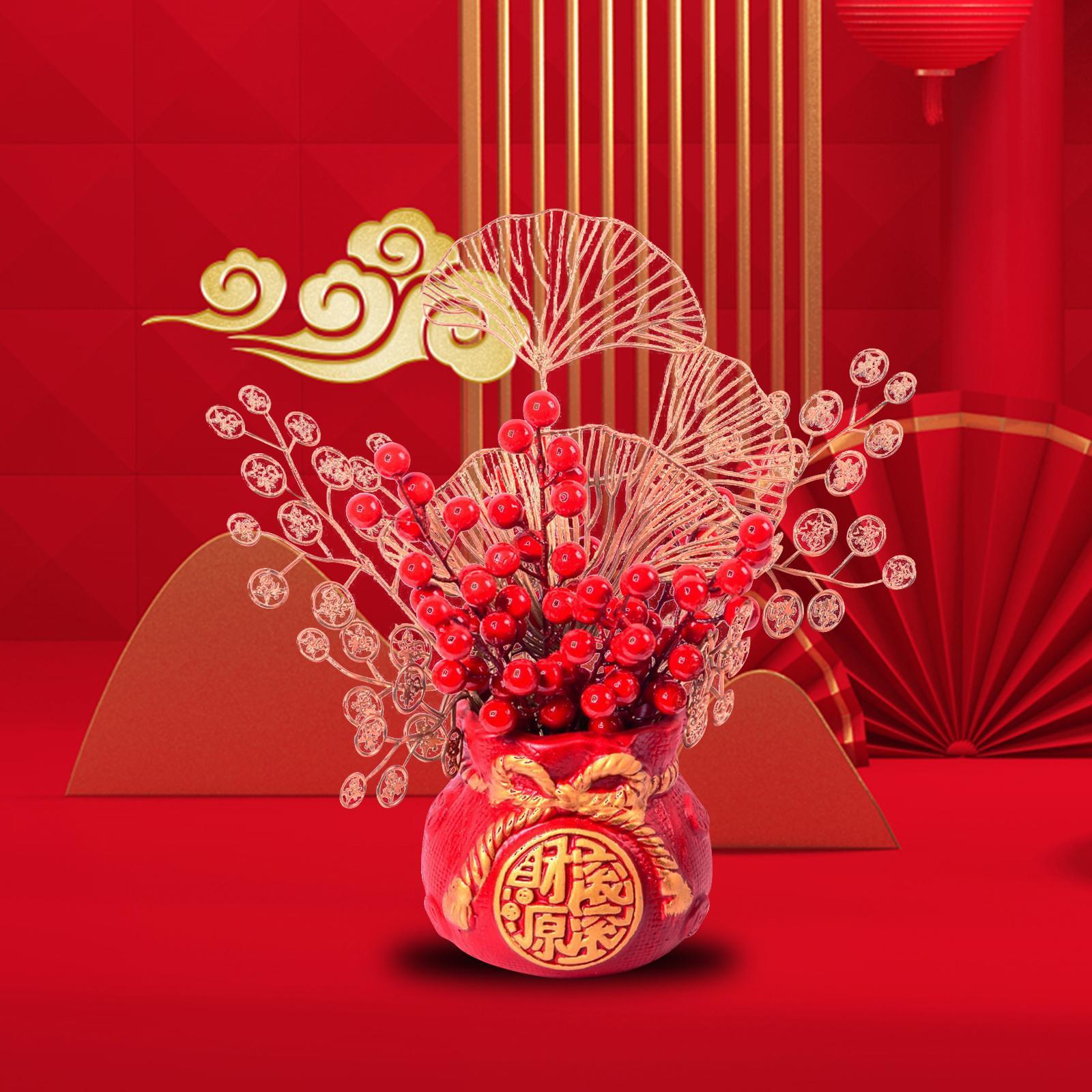 Traditional Chinese New Year Pendant Photo Prop for New Year Party Ornament