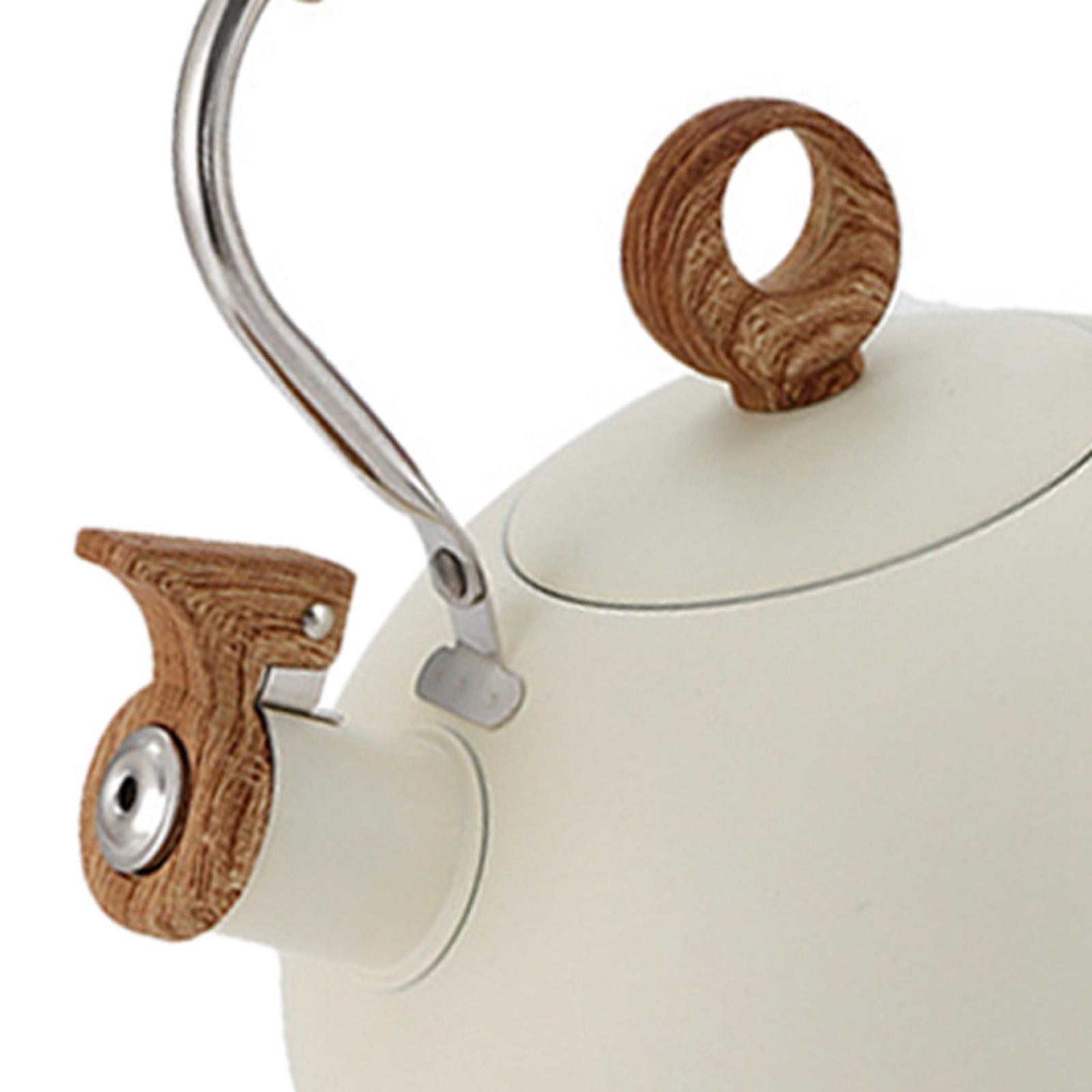 Stainless Steel Tea Kettle Stovetop Whistling Tea Kettle for Electric Pottery Stove