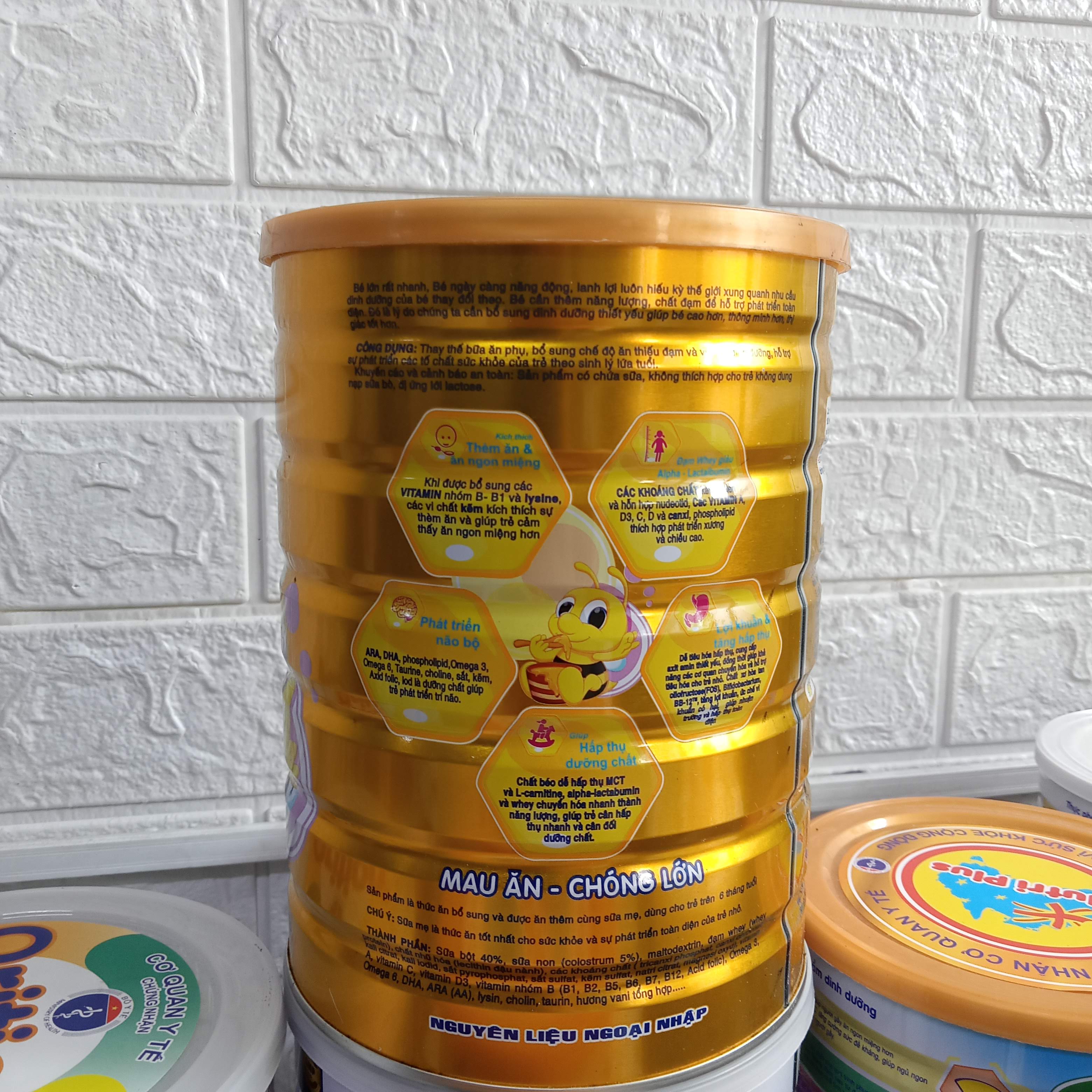 Sữa Bột Dinh Dưỡng PEDIA KIDS Sunbaby Dành Cho Trẻ Biếng Ăn Và Còi Xương PP2810_Tặng kèm bịch khăn ướt sunbaby 100 tờ
